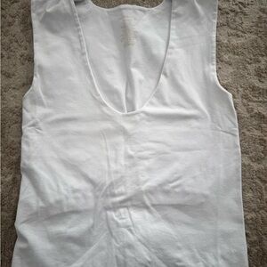 White Sleeveless Women's Top
